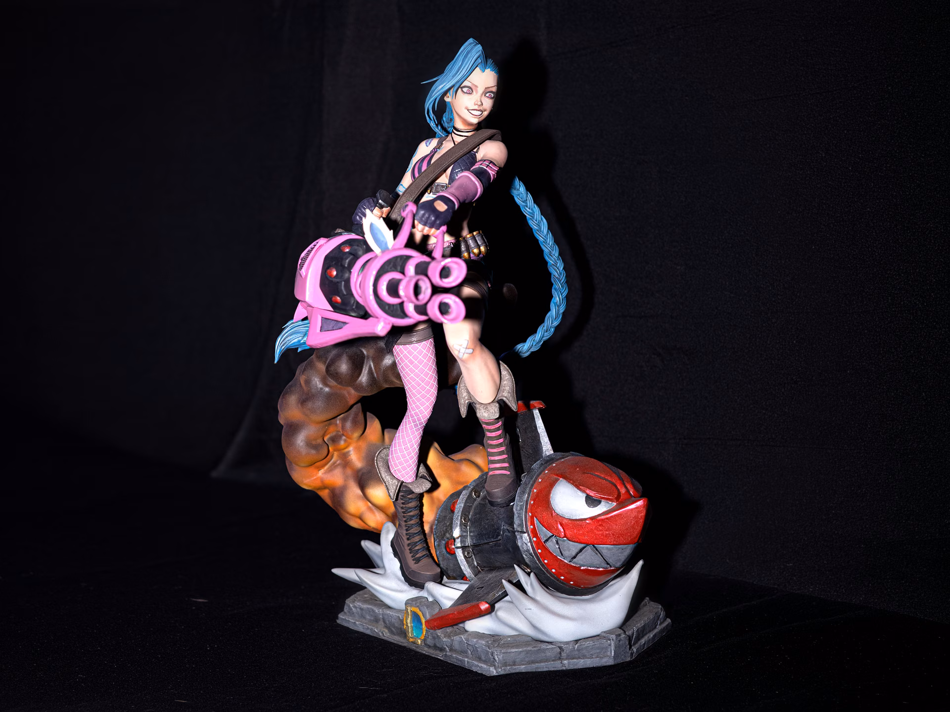 Escultura Coleccionable Jinx (League of Legends / Arcane)